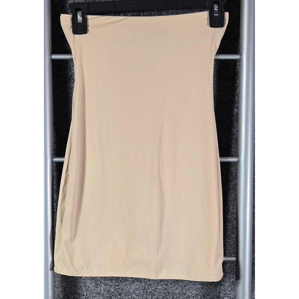 Spanx Lust Have Strapless Shapewear Slip with Built-in Panty Beige Medium